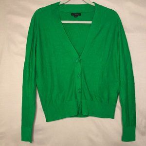 J. Crew- Green Cardigan- Size M (NEVER WORN)